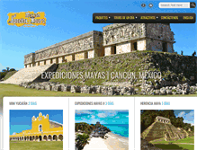 Tablet Screenshot of expedicionesmayas.com